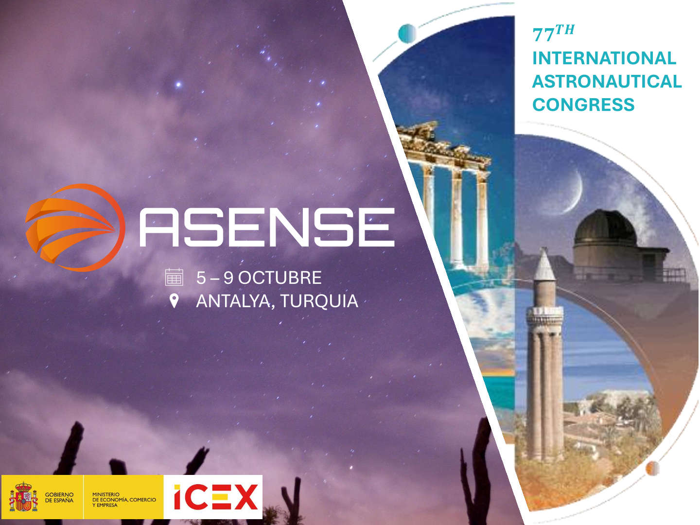 ASENSE estará presente en el International Astronautical Congress (IAC) 2026